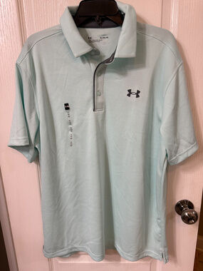 Under Amrour Men's Polo Mint green XL